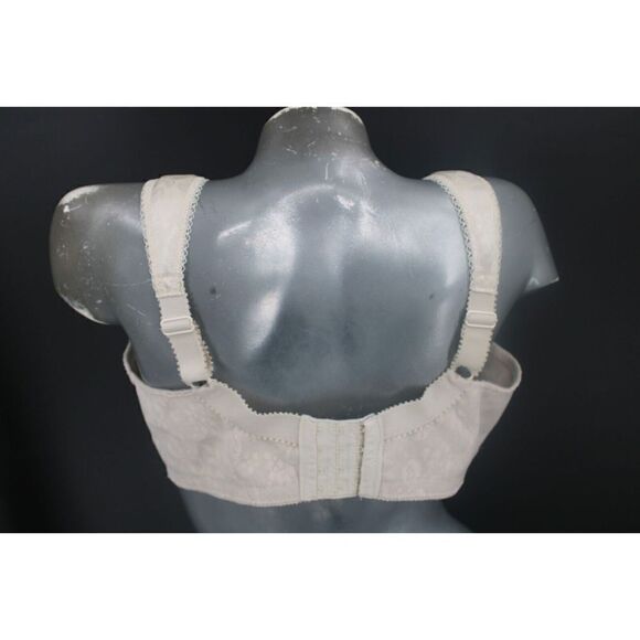 PLAYTEX BEIGE 18 HOUR BRA, SIZE 42C, #4693, WIRE FREE COMFORT STRAPS - Picture 5 of 9